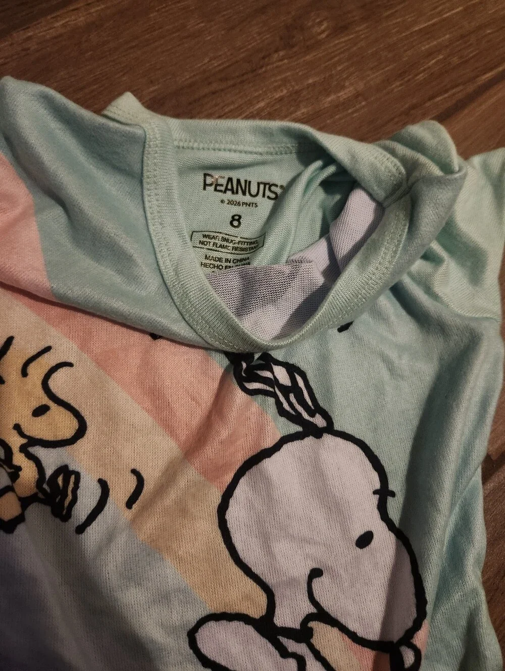 5 Quanity Girl Pajama Tops.  Size 8